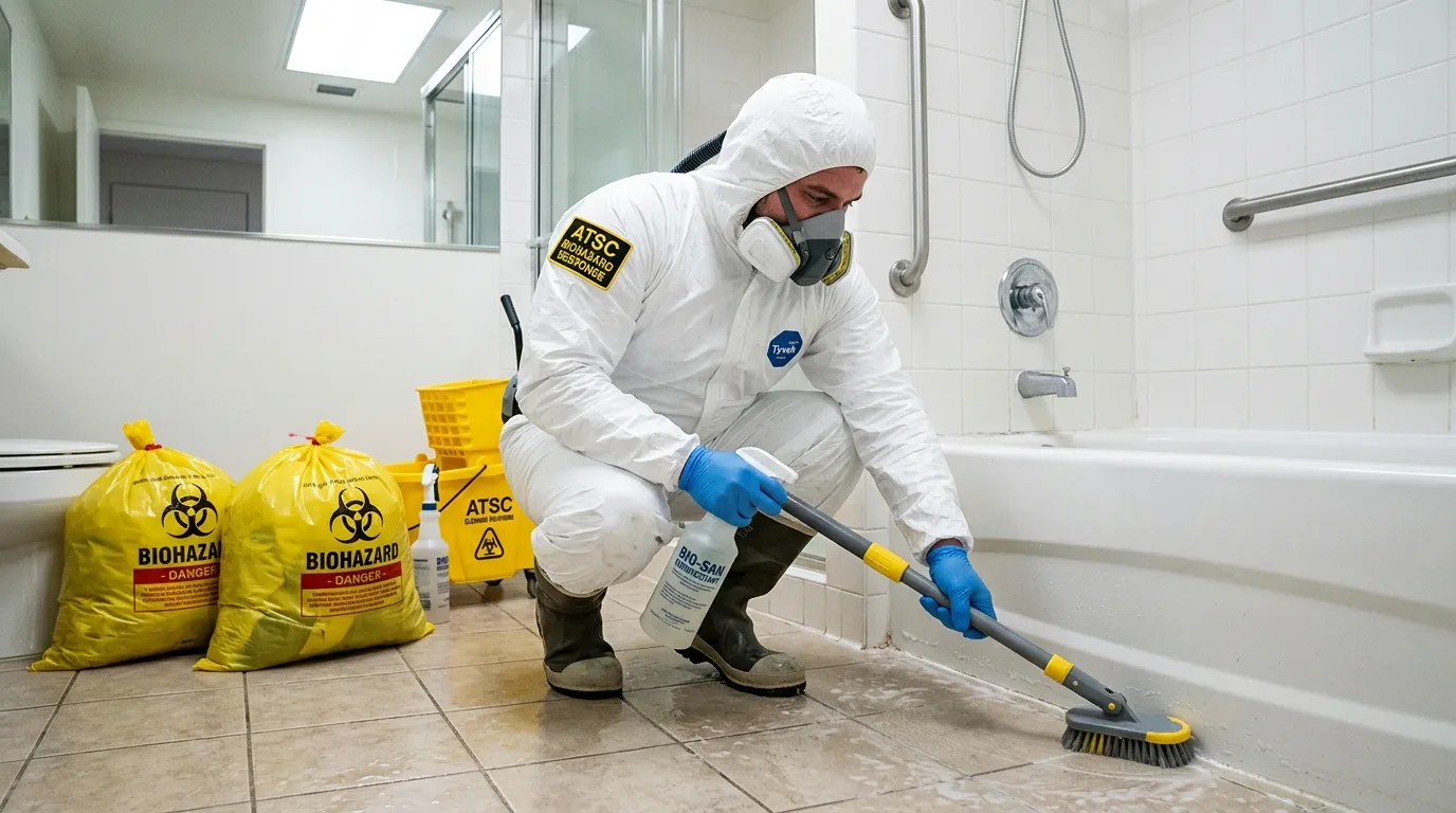 Decontamination equipment deployed for Blood Cleanup in Okolona